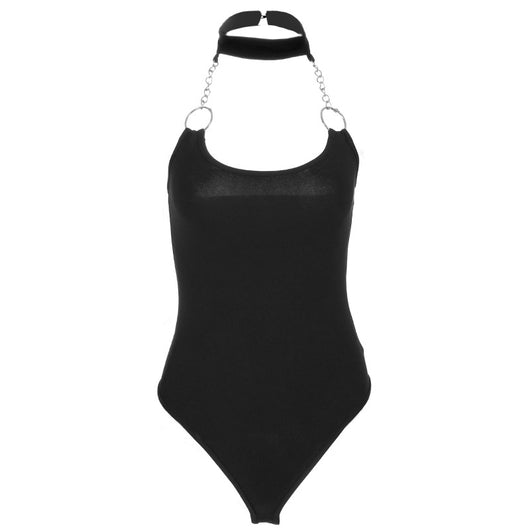 Enterizo Halter Sexy con Anillo de Metal y Cierre Frontal - Image 4