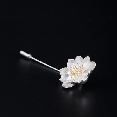 Broche Flor de Loto con Cuello Largo Elegante - Image 5