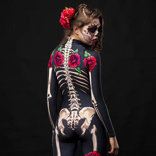 Mono Calavera Rosa con Esqueleto - Image 3