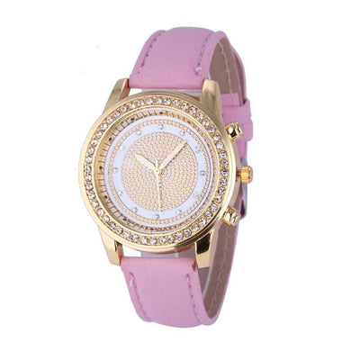 Reloj Pulsera de Cristal Geneva para Mujer - Acero Inoxidable Cuarzo - Image 5