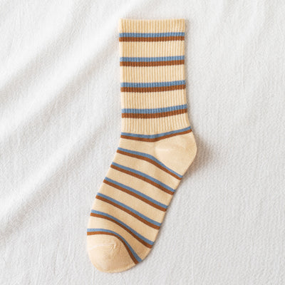 Calcetines de Algodón para Mujer con Diseño Cuadros Azul Británico - Image 20