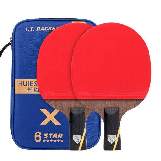 Raqueta de Tenis de Mesa Profesional Doble Cara Anti-adhesivo 6 Estrellas - Image 5