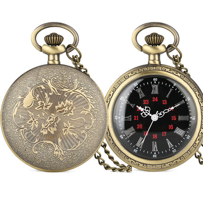 Reloj de Bolsillo Digital Retro Romana con Pantalla LCD