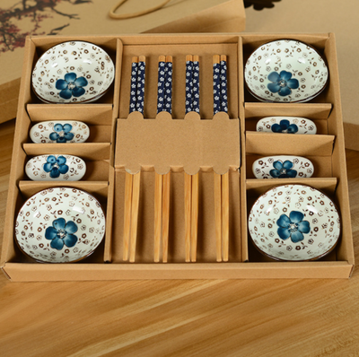 Juego de Vajilla de Cerámica Artesanal con Palillos - 12 Piezas - Image 6