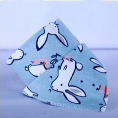 Babero Triangular de Algodón con Diseño Infantil y Doble Botón - Image 13