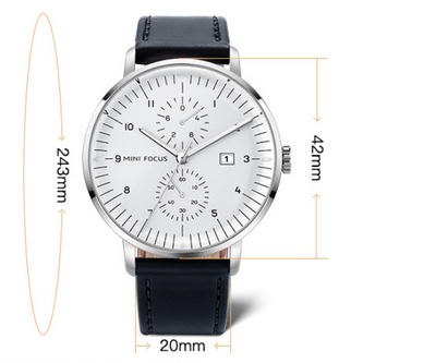 Reloj de Negocios para Hombre con Movimiento Japonés, Calendario y Luz Nocturna - Image 9