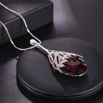 Collar Colgante en Forma de Gota de Agua - Image 9