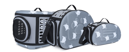 Bolsa de Hombro para Mascotas con Patrón de Gatos - Image 3