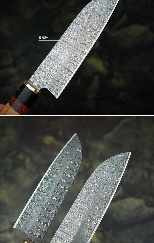 Cuchillo de Chef Acero Damasco Premium - Image 4