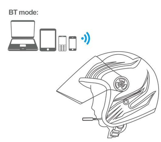 Casco Inteligente con Bluetooth - Sistema de Comunicación Inalámbrica para Motocicleta - Image 3
