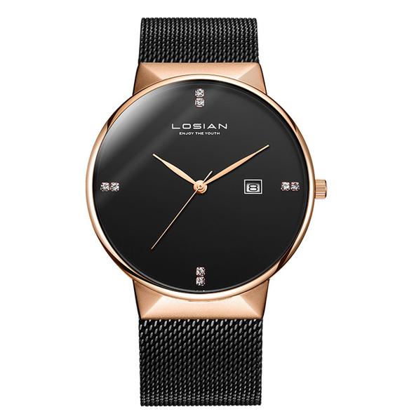 Reloj de Pulsera Lei Xuan para Hombre - Ultrafino, Resistente al Agua y Elegante