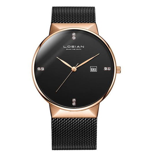 Reloj de Pulsera Lei Xuan para Hombre - Ultrafino, Resistente al Agua y Elegante