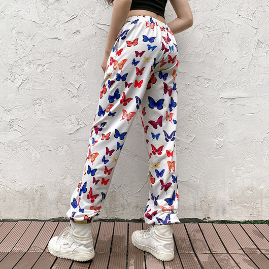 Conjunto de Sudadera y Pantalón con Estampado de Mariposas - Image 2
