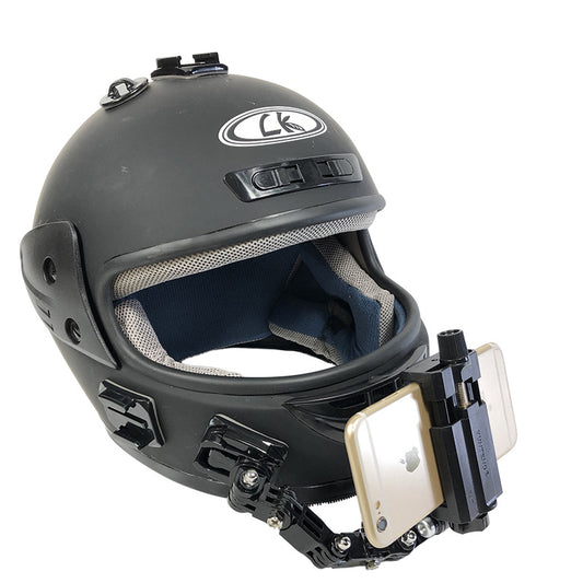 Soporte para Cámara de Acción en Casco de Moto