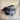 **Wide Dark Leather Cuff with Natural Turquoise Chunks 011y