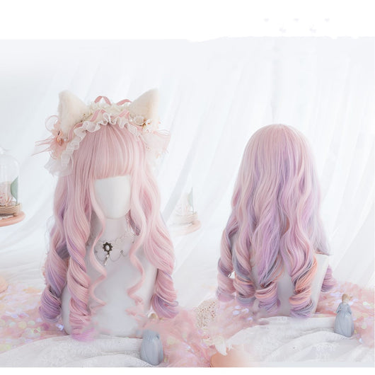 Peluca Larga Rizada Estilo Harajuku - Cabello Sintético Suave - Image 5