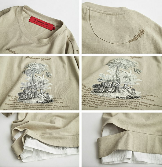 Playera Holgada Man Yinshan Tide - Comodidad Urbana - Image 6