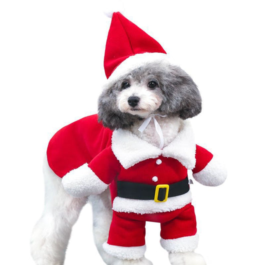 Disfraz Navideño para Mascotas - Traje Festivo Erguido