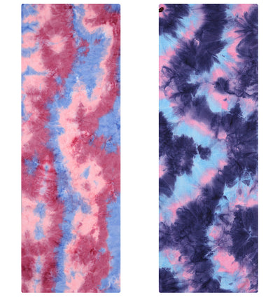 Toalla Antideslizante para Yoga y Ejercicio - Diseño Tie-Dye Multicolor - Image 25