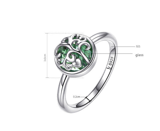 Anillo de Plata Árbol de la Vida - Símbolo de Equilibrio y Serenidad - Image 2