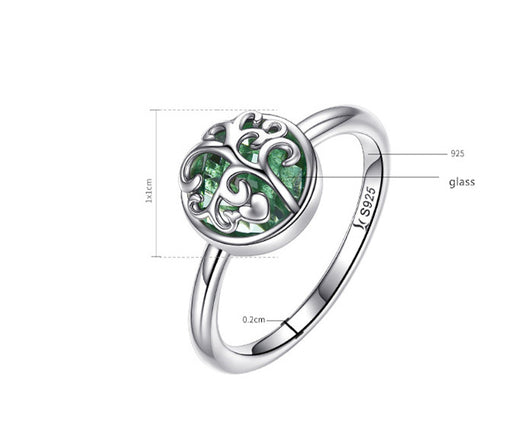Anillo de Plata Árbol de la Vida - Símbolo de Equilibrio y Serenidad - Image 2