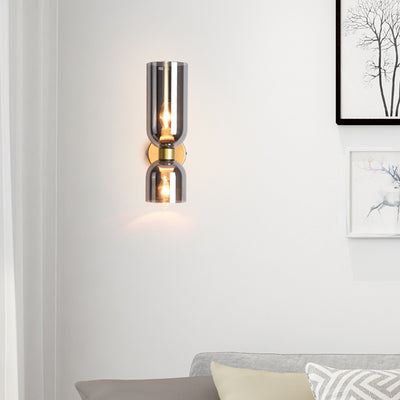 Lámpara de Pared Doble Cabezal en Vidrio para Mesita de Noche - Image 2
