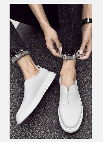 Zapatos Blancos Cómodos para Hombre Talla Grande - Image 7