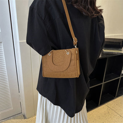 Bolso Bandolera Cuadrado Compacto de Moda - Image 11