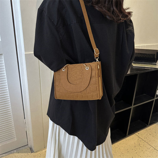 Bolso Bandolera Cuadrado Compacto de Moda - Image 11