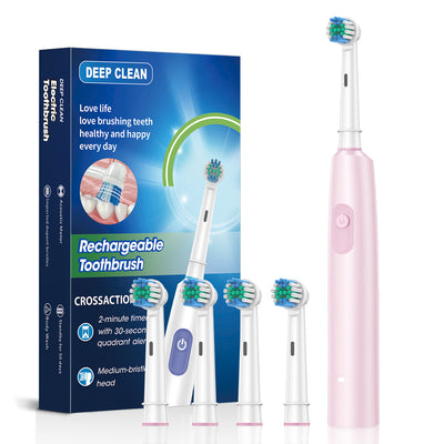 Cepillo de Dientes Eléctrico Rotatorio de Cabezal Redondo - Image 3