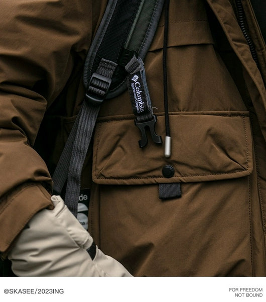 Chaqueta Acolchada de Trabajo Impermeable con Capucha y Múltiples Bolsillos - Image 9