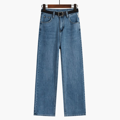 Jeans Rectos de Cintura Alta Holgados para Mujer - Image 7