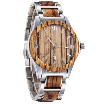Reloj de Cuarzo para Hombre en Madera - Resistente al Agua - Image 29