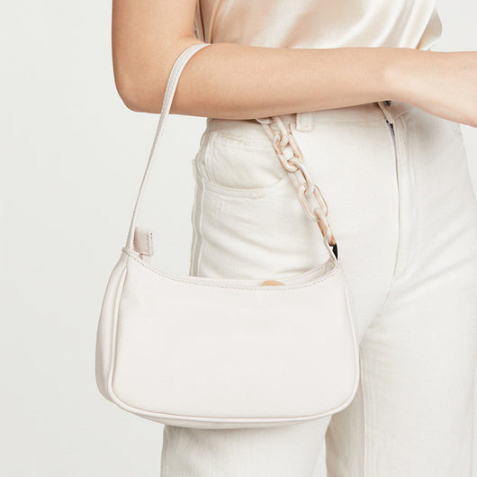 Bolso Baguette de Acrílico con Cadena - Cartera Pequeña para Hombro - Image 5