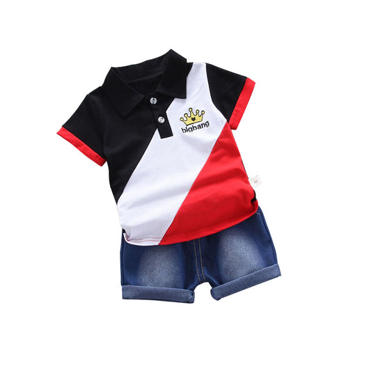 Playera Clásica de Manga Corta Dos Piezas - Image 2