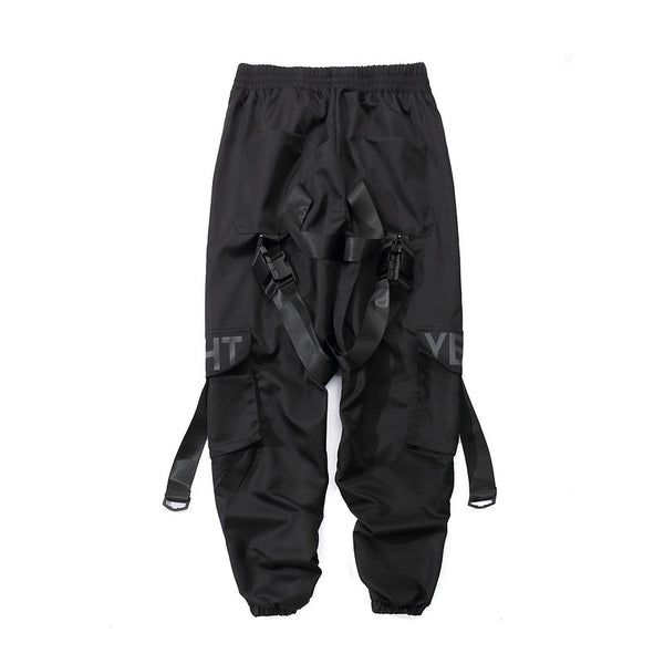Pantalones Casuales Sueltos Funcionales con Múltiples Bolsillos
