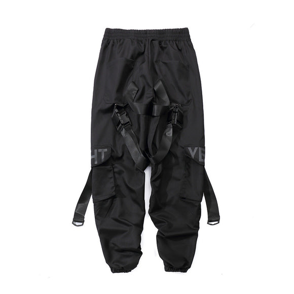 Pantalones Casuales Sueltos Funcionales con Múltiples Bolsillos