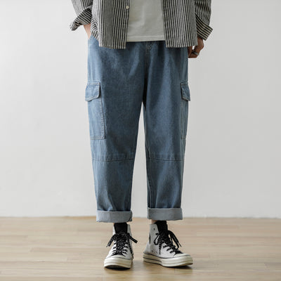 Jeans Sueltos de Marca Japonesa Trendy - Image 11