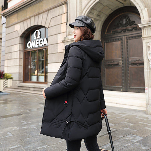 Chaqueta Acolchada Slim Plus Size con Capucha - Image 11
