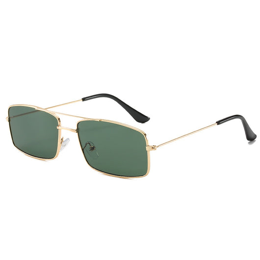 Gafas Retro de Doble Puente Cuadradas - Image 6