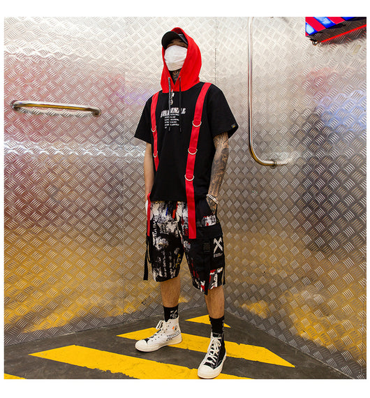 Camiseta Hip-Hop Oversize con Manga Cinco Puntos - Image 4