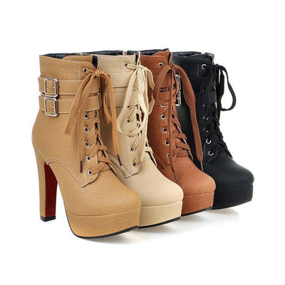 Botas de Tacón Grueso Ultra Alto para Mujer - Image 5