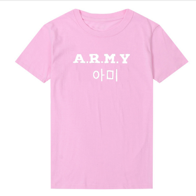 Camiseta A.R.M.Y Unisex con Letras Digitales - Estilo Urbano Casual - Image 2