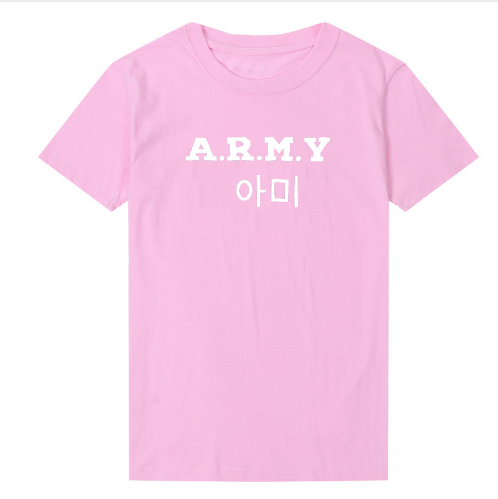 Camiseta A.R.M.Y Unisex con Letras Digitales - Estilo Urbano Casual - Image 2