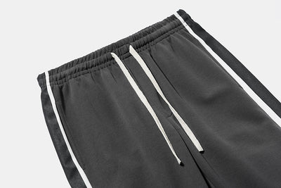 Pantalones de Chándal Retro para Hombre con Cintura Elástica y Franjas Laterales - Image 11