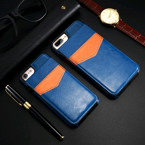 Funda iPhone X con Soporte y Cartera de Cuero Patrón Crazy Horse - Image 9