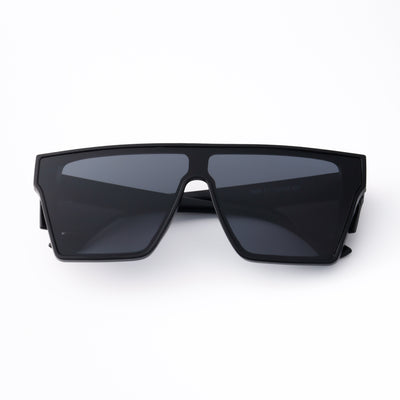 Black frame sports cycling sunglasses with vibrant purple polarized shield lenses, ideal for biking and outdoor activities. - Image 24
