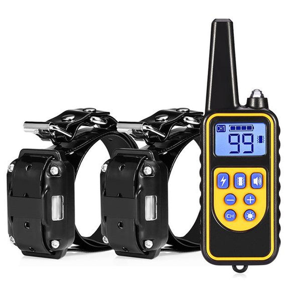 Collar Adiestramiento Perros 800m Control Remoto Anti-ladridos