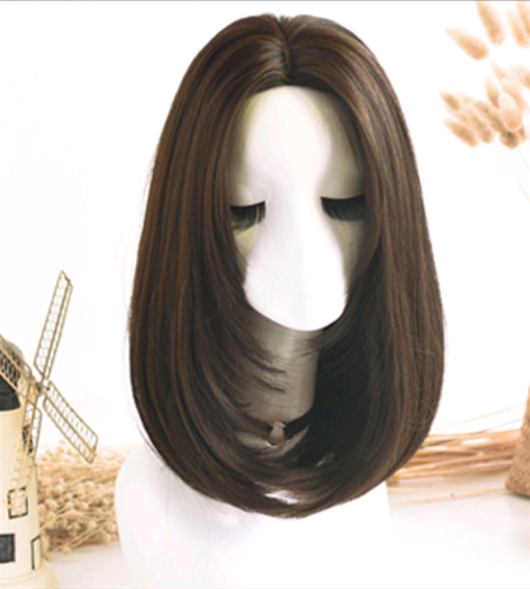 Peluca Larga Liso Realista - Cabello Sintético de Moda - Image 10