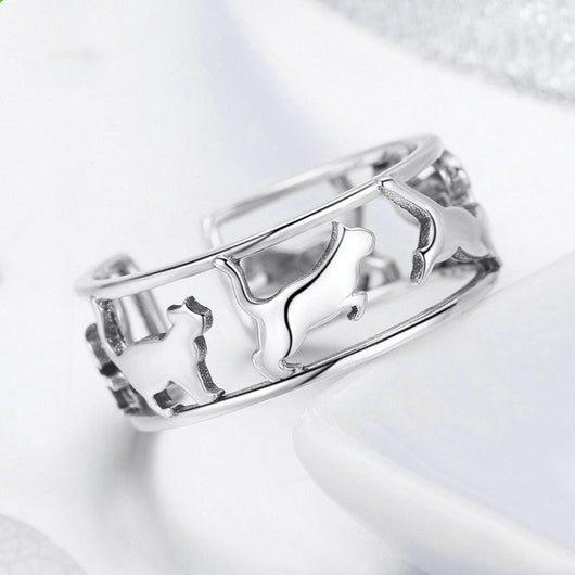 Anillo Ajustable Diseño Gato para Amantes de Felinos - Image 5